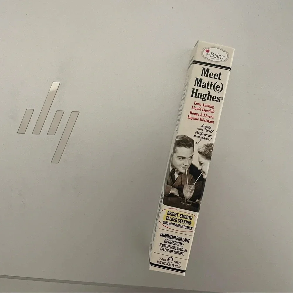 New in Box theBalm Meet Matt(e) Hughes Long Lasting Liquid Lipstick Chivalrous